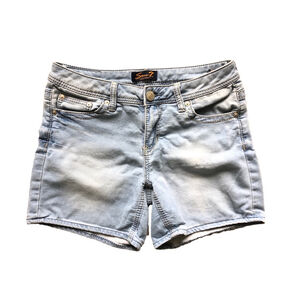 Seven7 Denim Shorts Women's Size 6 Blue